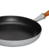 Le Creuset Bratpfanne Aus Gusseisen Mit Holzgriff In Perlgrau 14