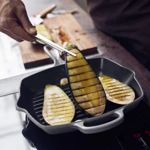 Le Creuset Grillpfanne Signature Quadratisch In Perlgrau 7