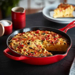 Le Creuset Brat- Und Servierpfanne Signature Hoch In Kirschrot 6