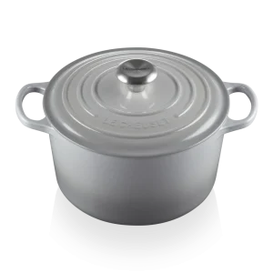 Le Creuset Hoher Bräter Signature Rund In Perlgrau 6
