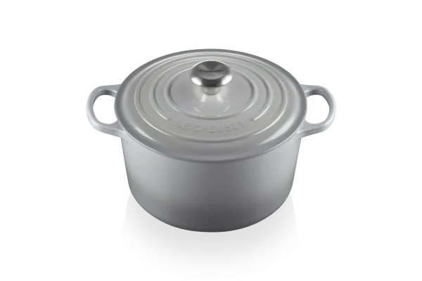 Le Creuset Hoher Bräter Signature Rund In Perlgrau 3