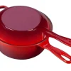Le Creuset Marmitout In Kirschrot 2 In 1 16