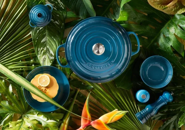 Le Creuset Brat- Und Servierpfanne Signature Hoch In Deep Teal 4
