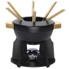 Le Creuset Fondue Set Aus Gusseisen In Schwarz 8