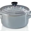 Le Creuset Mini Cocotte In Perlgrau Metallic 5