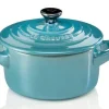 Le Creuset Mini Cocotte In Karibik Metallic 7