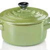 Le Creuset Mini Cocotte In Palm Metallic 10