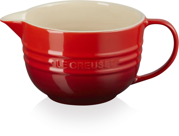 Le Creuset Rührschüssel Mit Henkel In Kirschrot 1