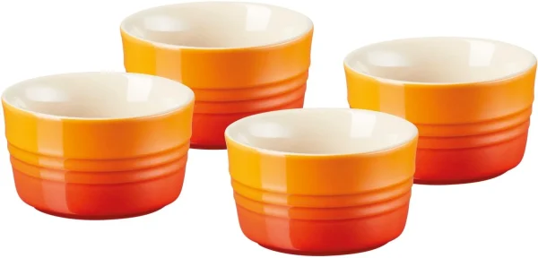 Le Creuset 4-er Set Förmchen In Ofenrot 1