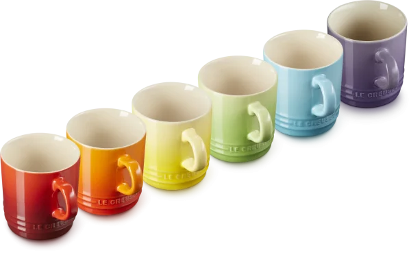 Le Creuset Becher 6er-Set 200 Ml, Regenbogen 1