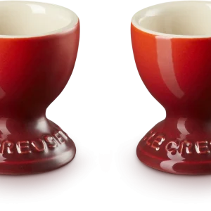 Le Creuset Eierbecher Im 2er-Set Mit Standfuß In Kirschrot 8