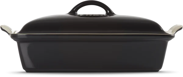 Le Creuset Auflaufform Tradition Mit Deckel, Rechteckig In Schwarz 1