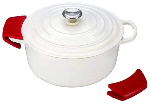 Le Creuset Topf-Griffschutz Aus Silikon In Kirschrot, 2er Set 3
