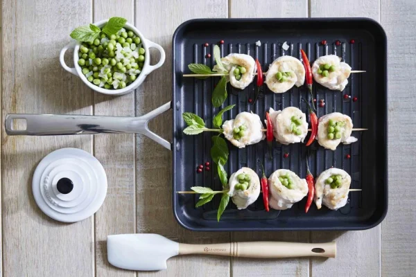 Le Creuset Aluminium-Antihaft-Grillpfanne 7