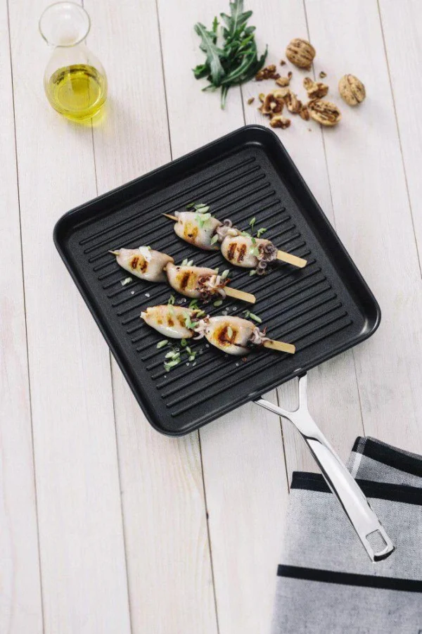 Le Creuset Aluminium-Antihaft-Grillpfanne 8