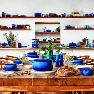Le Creuset Sautépfanne Signature Aus Gusseisen Mit Holzgriff In Azure 9