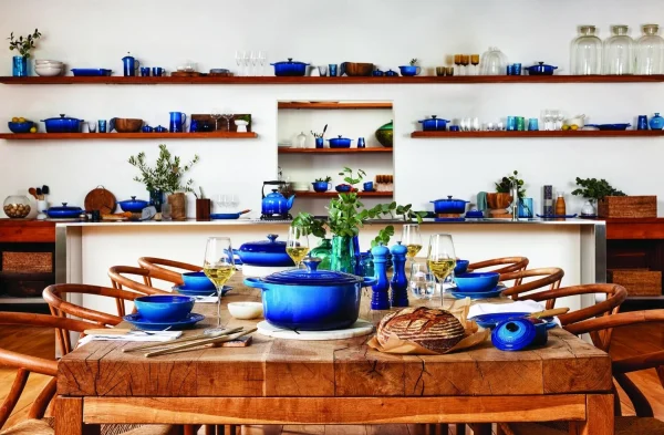 Le Creuset Sautépfanne Signature Aus Gusseisen Mit Holzgriff In Azure 4
