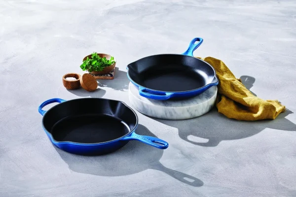 Le Creuset Brat- Und Servierpfanne Signature In Azure 5