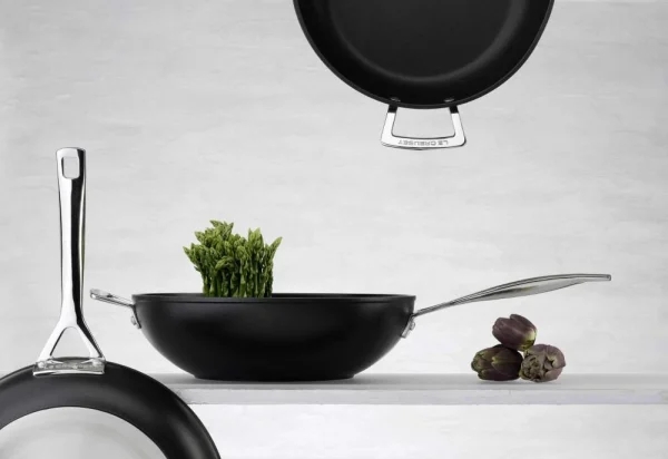 Le Creuset Aluminium-Antihaft Wok-Pfanne 3