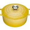 Le Creuset Bräter Signature Rund In Citrus 5