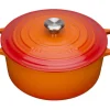 Le Creuset Bräter Signature Rund In Ofenrot 7
