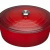 Le Creuset Bräter Signature Oval, 40 Cm (Gänsebräter) In Kirschrot 5