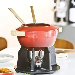 Le Creuset Fondue Set Aus Gusseisen In Kirschrot 9