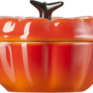 Le Creuset Kürbisförmchen Mit Deckel In Ofenrot 13