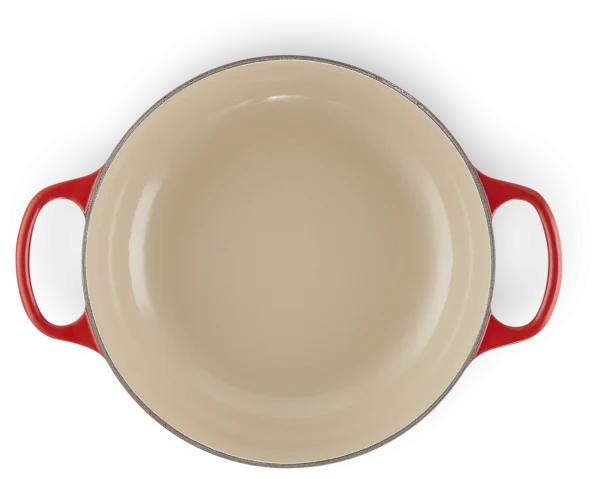 Le Creuset Sauteuse Signature Aus Gusseisen In Kirschrot 3