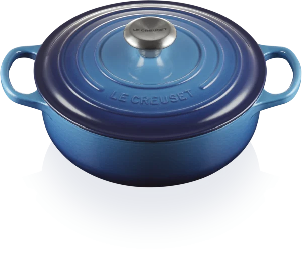 Le Creuset Sauteuse Signature Aus Gusseisen In Azure 1