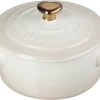 Le Creuset Mini Cocotte Mit Herzknopf In Meringue 7