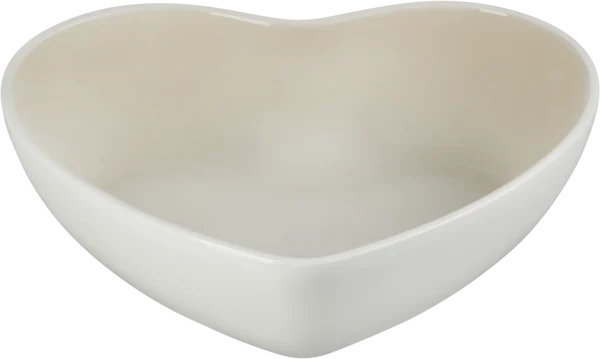 Le Creuset Servierschale In Herzform In Meringue 1