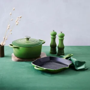 Le Creuset Grillpfanne SIGNATURE Quadratisch In Bamboo Green 9