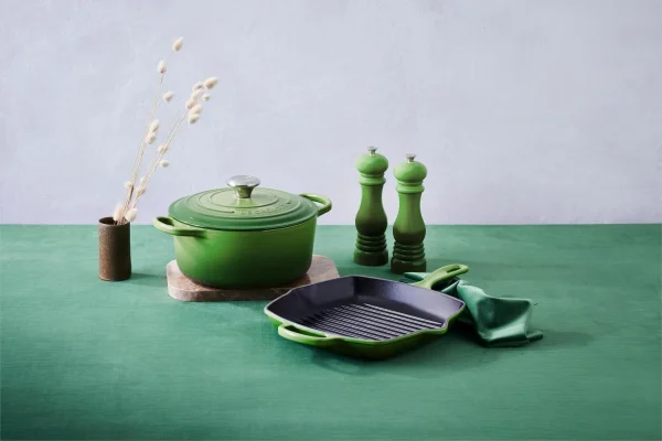 Le Creuset Grillpfanne SIGNATURE Quadratisch In Bamboo Green 4