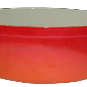 Le Creuset Saftbräter Doufeu Oval Aus Gusseisen In Ofenrot 11