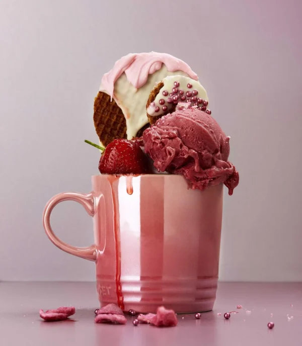 Le Creuset Becher 0,35 Liter In Chiffon Pink Metallic 3
