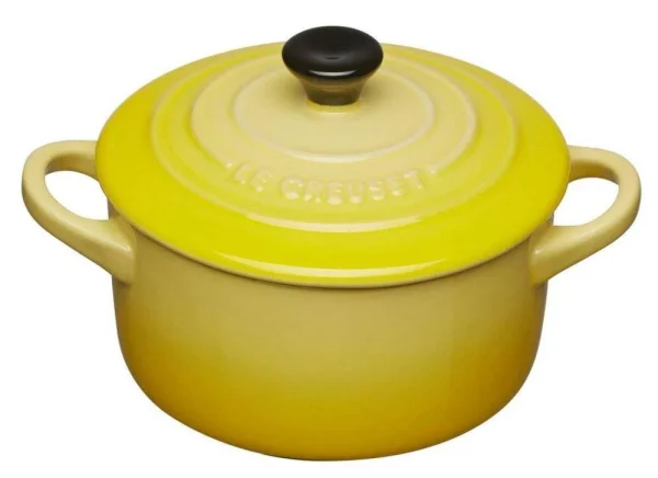 Le Creuset Mini Cocotte In Citrus 1