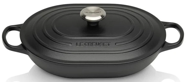 Le Creuset Oblong Signature In Schwarz 1